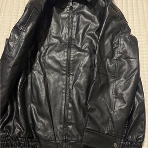 Men's Black Leather Jacket